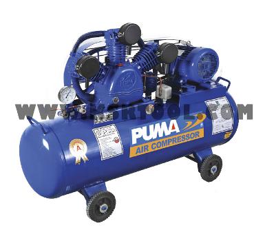 ปั๊มลมพูม่า PUMA 3 ลูกสูบ ขนาดถัง 148 ลิตร มอเตอร์ Venz หรือ PUMA 2 แรง 220V.